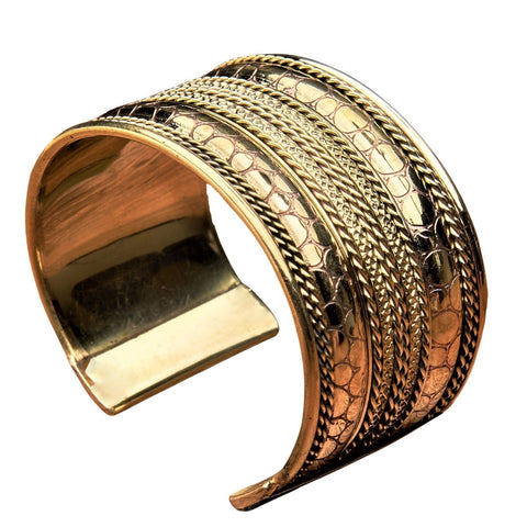 Zamak Metal Brass Cuff Bracelets | Sun Enterprises